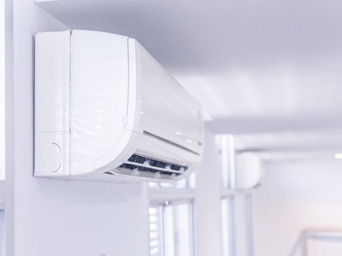 Instalación de aire acondicionado en oficina